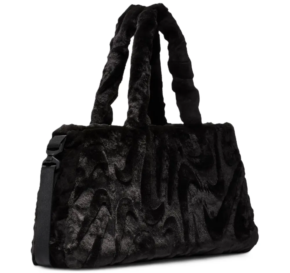 Alternative view of Túi Nike Sportswear Faux Fur Tote ‘Black’ FZ1323-010