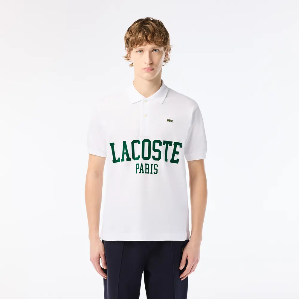 Áo Lacoste Flocked Polo ‘White’ PH7419-51-001 - Ảnh 3