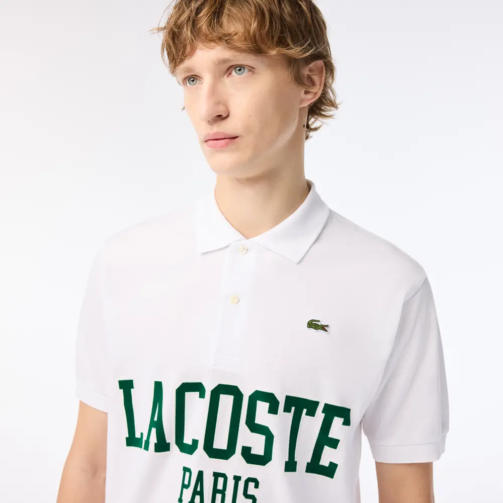 Alternative view of Áo Lacoste Flocked Polo ‘White’ PH7419-51-001