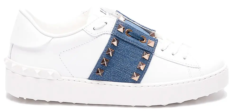 Giày Valentino Open Smooth ‘Denim’ 4W2S0A01XBA75H