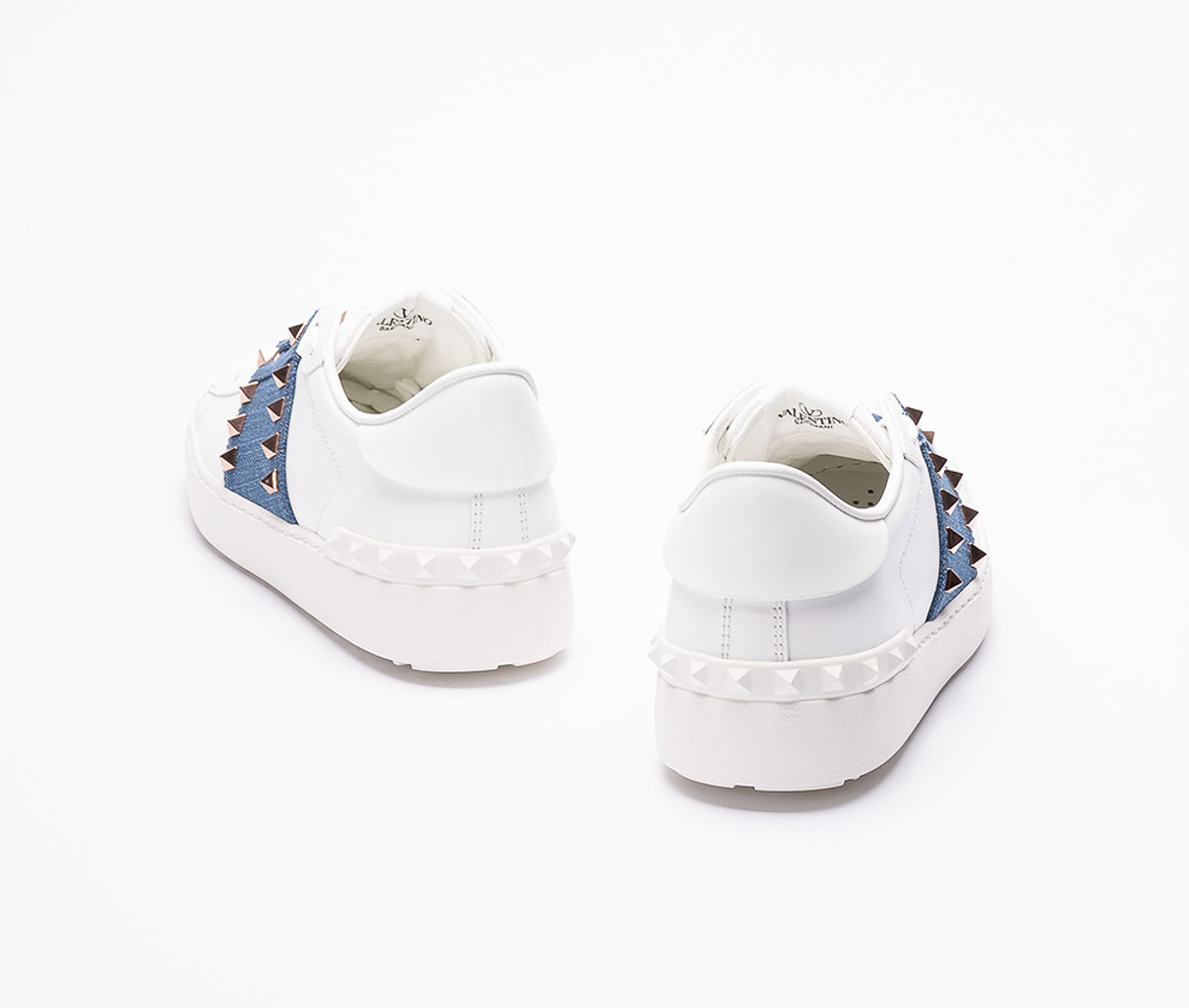 Giày Valentino Open Smooth ‘Denim’ 4W2S0A01XBA75H - Ảnh 3