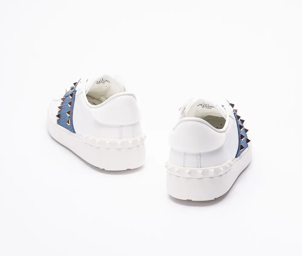 Giày Valentino Open Smooth ‘Denim’ 4W2S0A01XBA75H - Ảnh 3