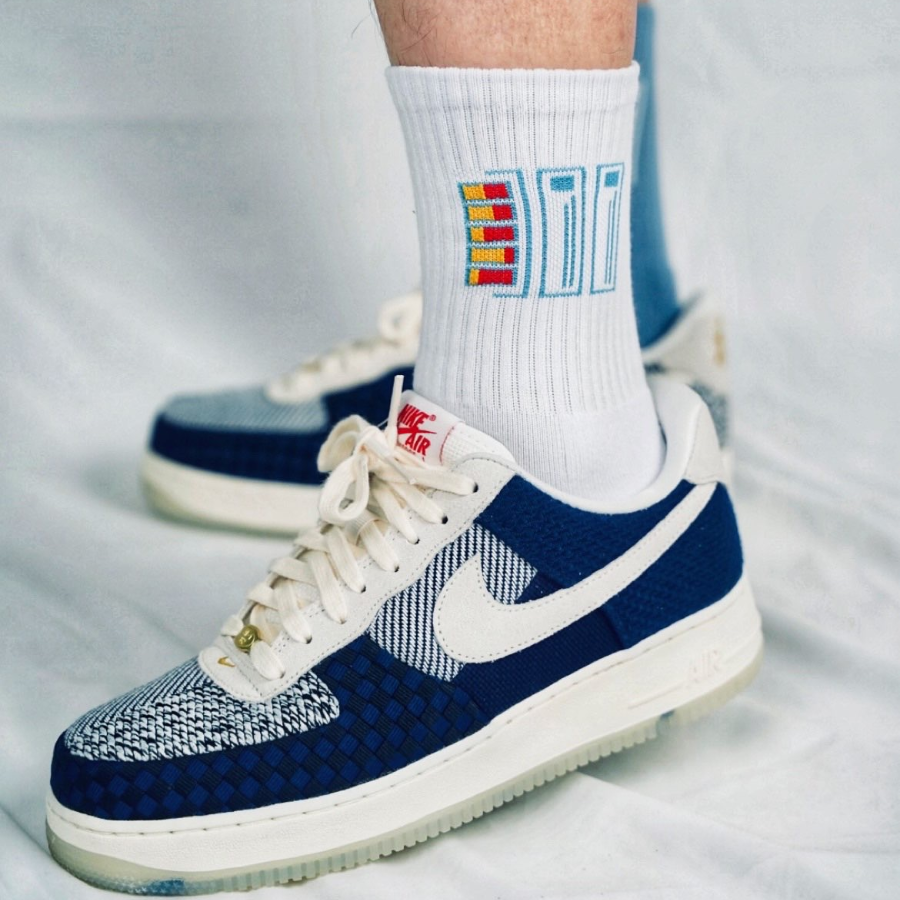 Giày Nike Wmns Air Force 1 Low ’07 LV8 ‘Sashiko’ DD5401-492 - Ảnh 4