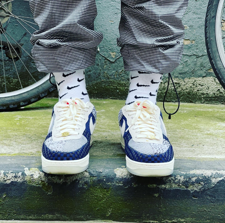 Giày Nike Wmns Air Force 1 Low ’07 LV8 ‘Sashiko’ DD5401-492 - Ảnh 3