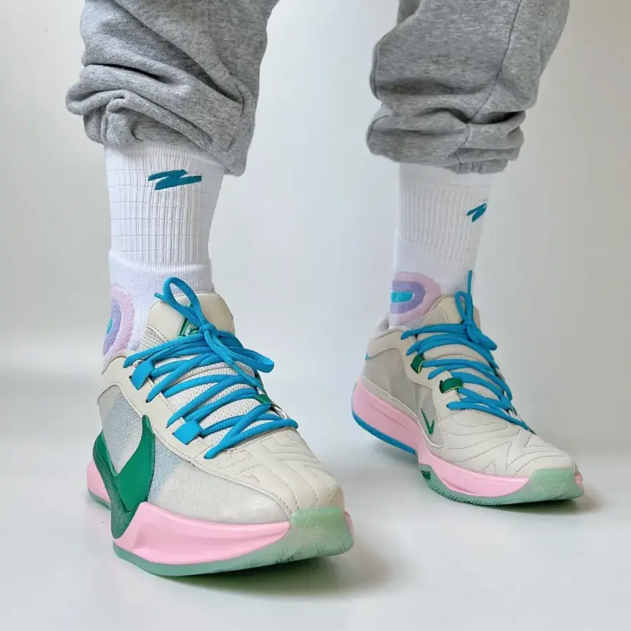 Giày Nike Zoom Freak 5 ‘Beige Green’ DX4996-100 - Ảnh 6