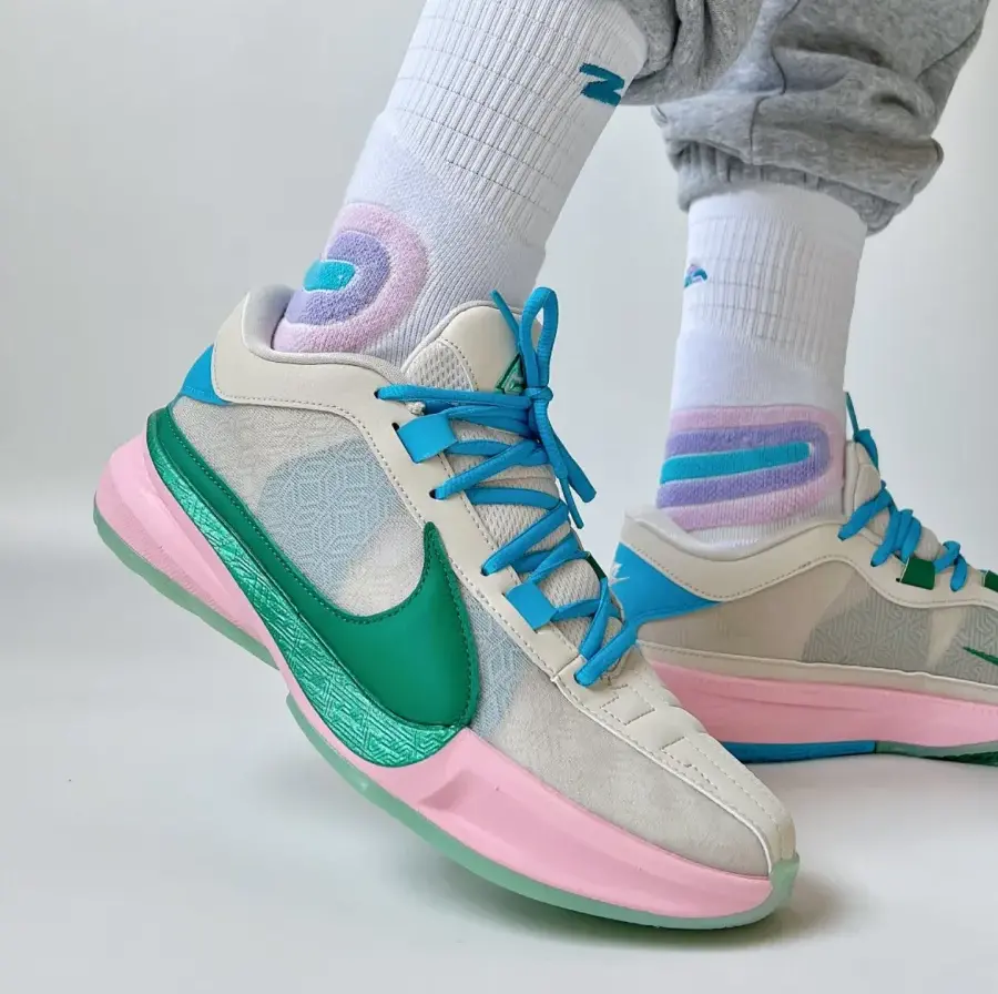 Giày Nike Zoom Freak 5 ‘Beige Green’ DX4996-100 - Ảnh 5