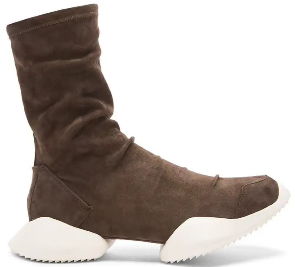 Giày Adidas Ankle Suede Vicious Sole x Rick Owens ‘Brown’ S78447