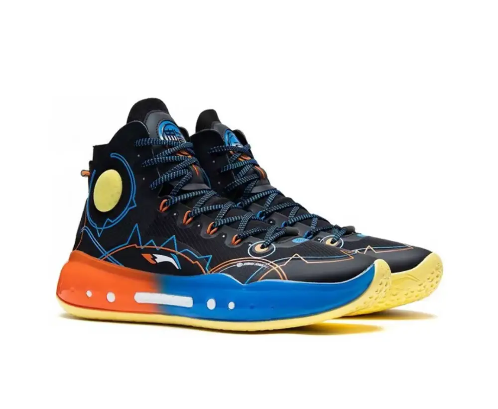 Giày Lining Yushuai 14 ‘Black Blue Orange’ ABAQ033-28 - Ảnh 3