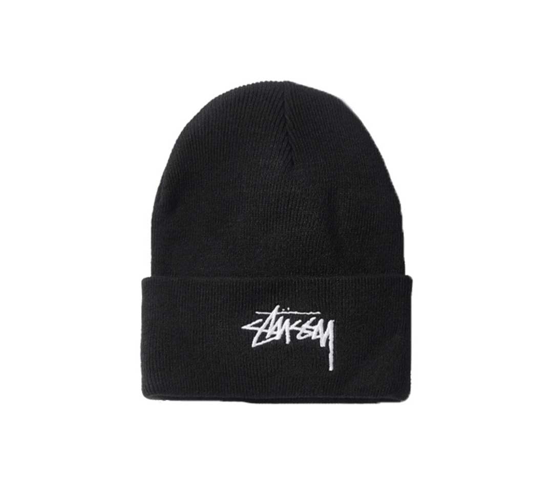 Alternative view of Mũ Niks x Stussy Cuff Beanie ‘Black’ CV8961-010