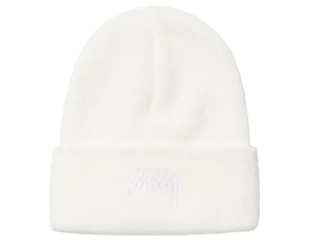 Mũ Stussy x Our Legacy Cuff Beanie ‘White’ 332107-BONE