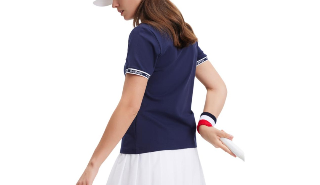 Alternative view of Áo K-Swiss Polo ‘Navy White’ 197205-404