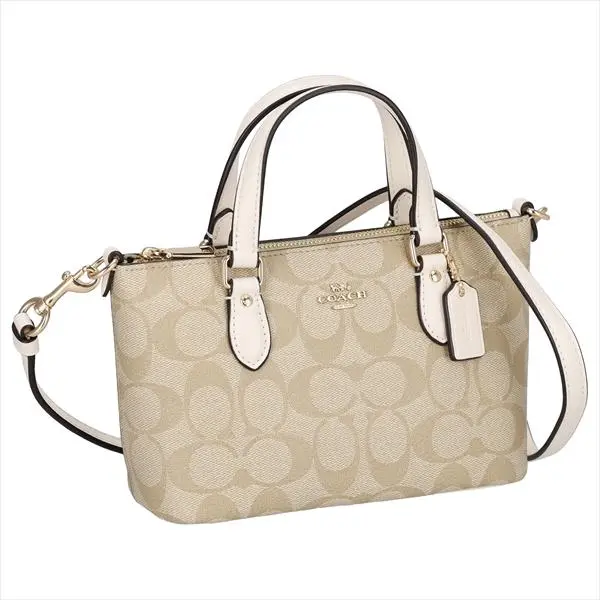 Túi Coach Outlet Shoulder Bag ‘Beige White’ CH468-IMDQC - Ảnh 3