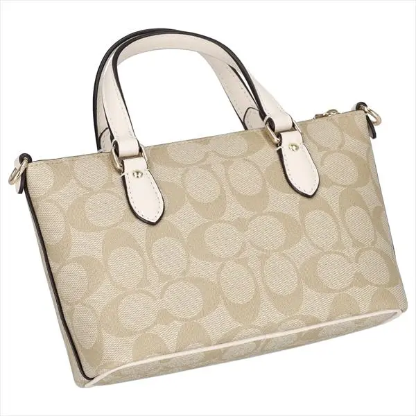 Túi Coach Outlet Shoulder Bag ‘Beige White’ CH468-IMDQC - Ảnh 4