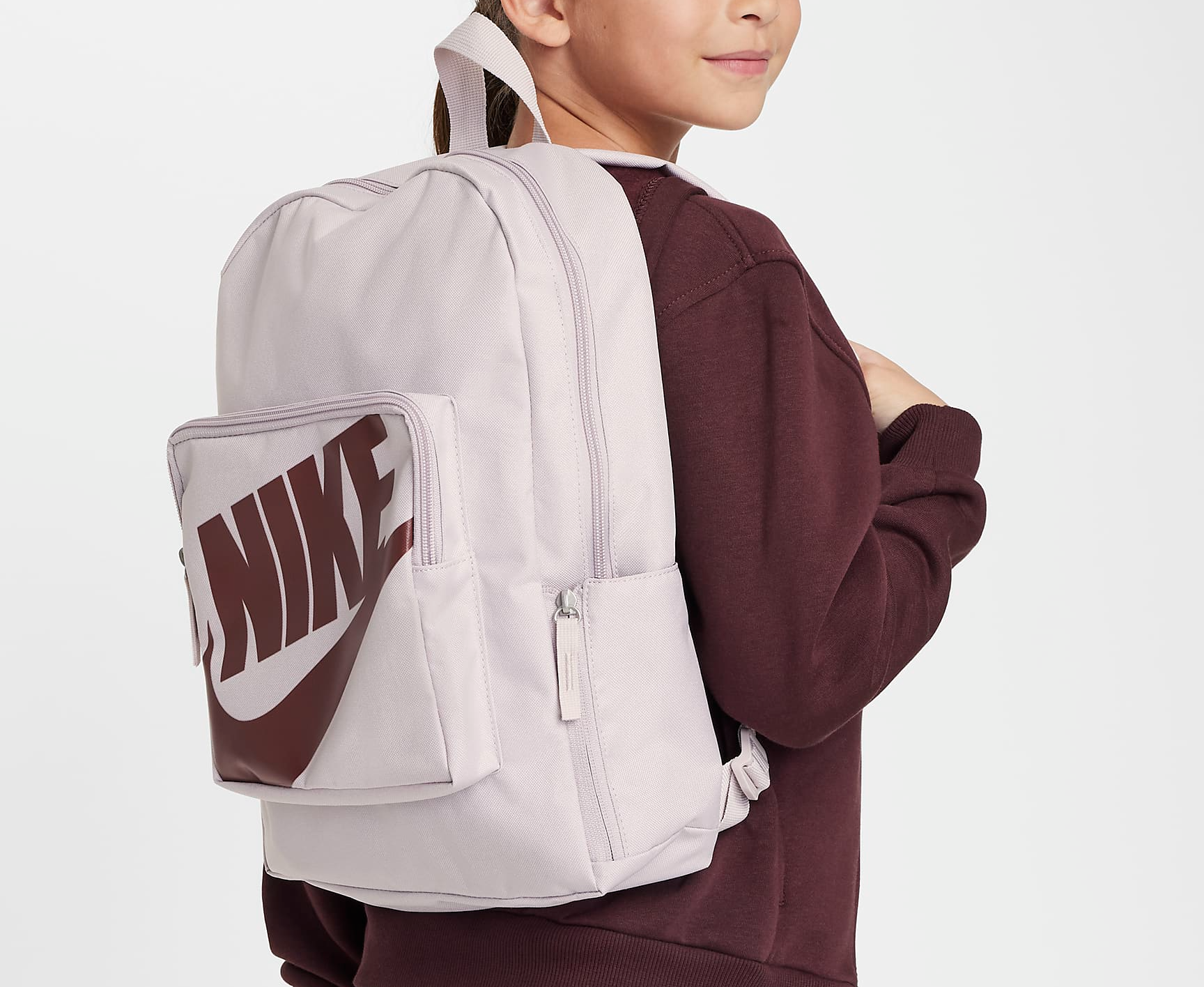 Balo Nike Classic Kids Backpack ‘Platinum Violet’ BA5928-019 - Ảnh 3