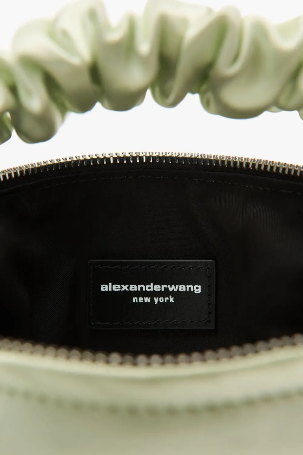 Túi Alexander Wang Hotfix Scrunchie Mini Bag In Satin 'Butterfly' 20123R30T345 - Ảnh 3