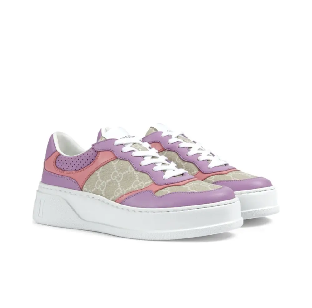 Alternative view of Giày Gucci GG Supreme Canvas ‘Purple’ 670408-UPG90-5471