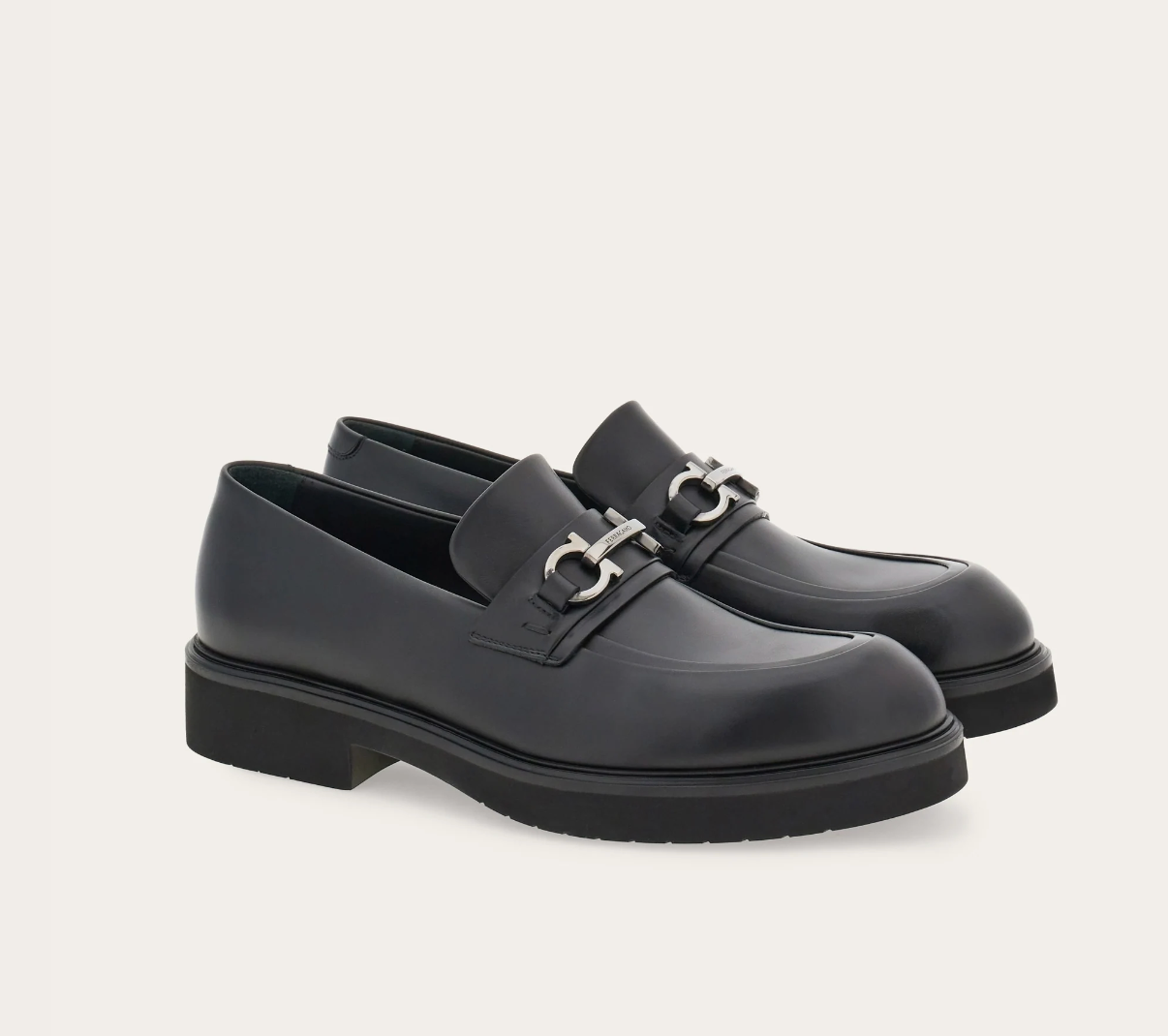 Giày Salvatore Ferragamo Moccasin ‘Black’ 021965-774481 - Ảnh 3