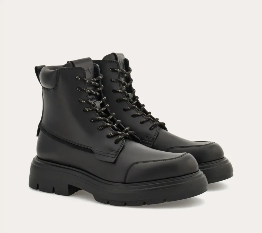 Giày Salvatore Ferragamo Combat ‘Black’ 027326-774485 - Ảnh 3