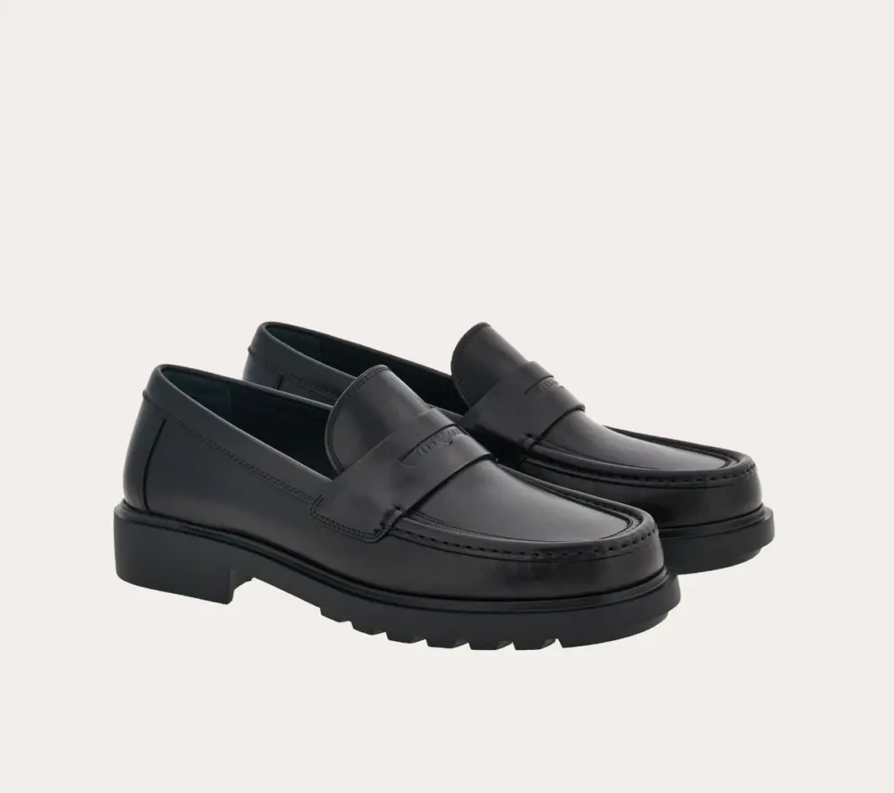 Giày Salvatore Ferragamo Penny ‘Black’ 022421-769147 - Ảnh 3