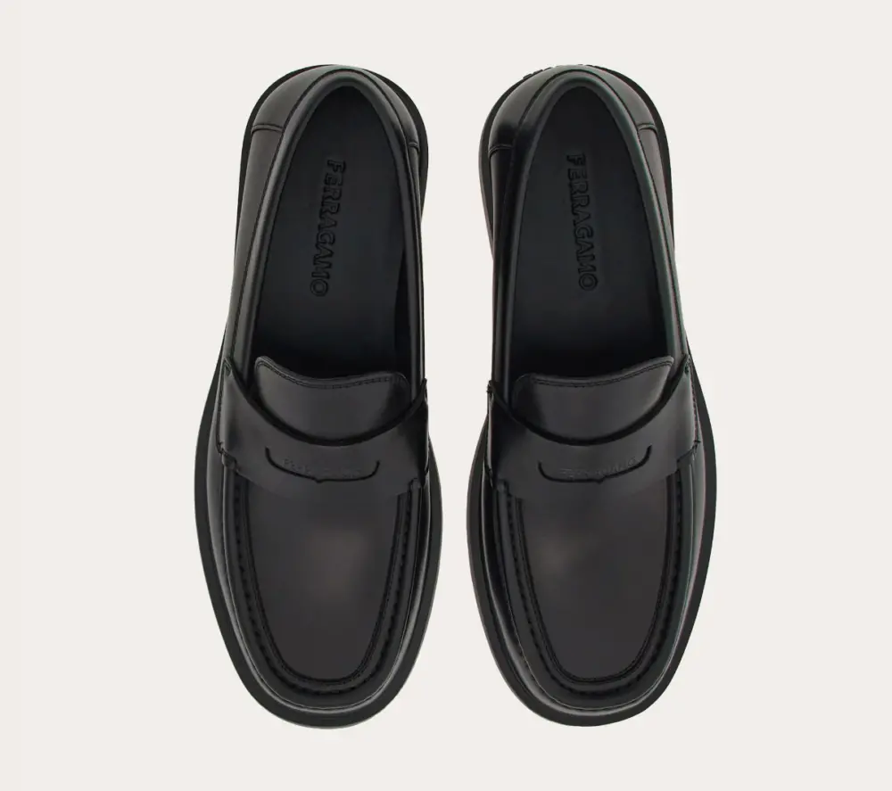 Giày Salvatore Ferragamo Penny ‘Black’ 022421-769147 - Ảnh 5