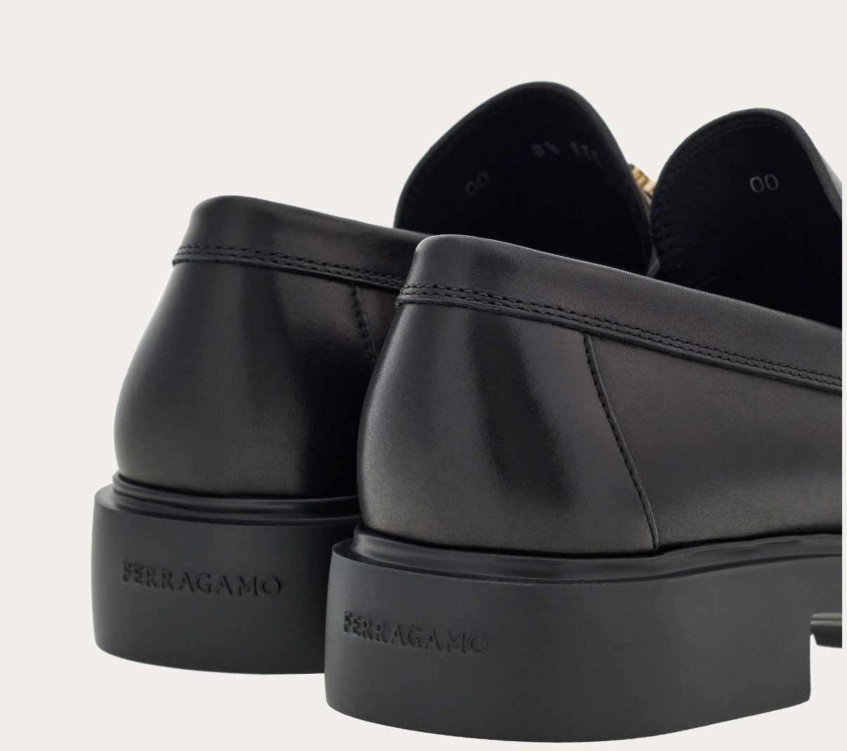 Alternative view of Giày Salvatore Ferragamo Moccasin ‘Black’ 022300-768108