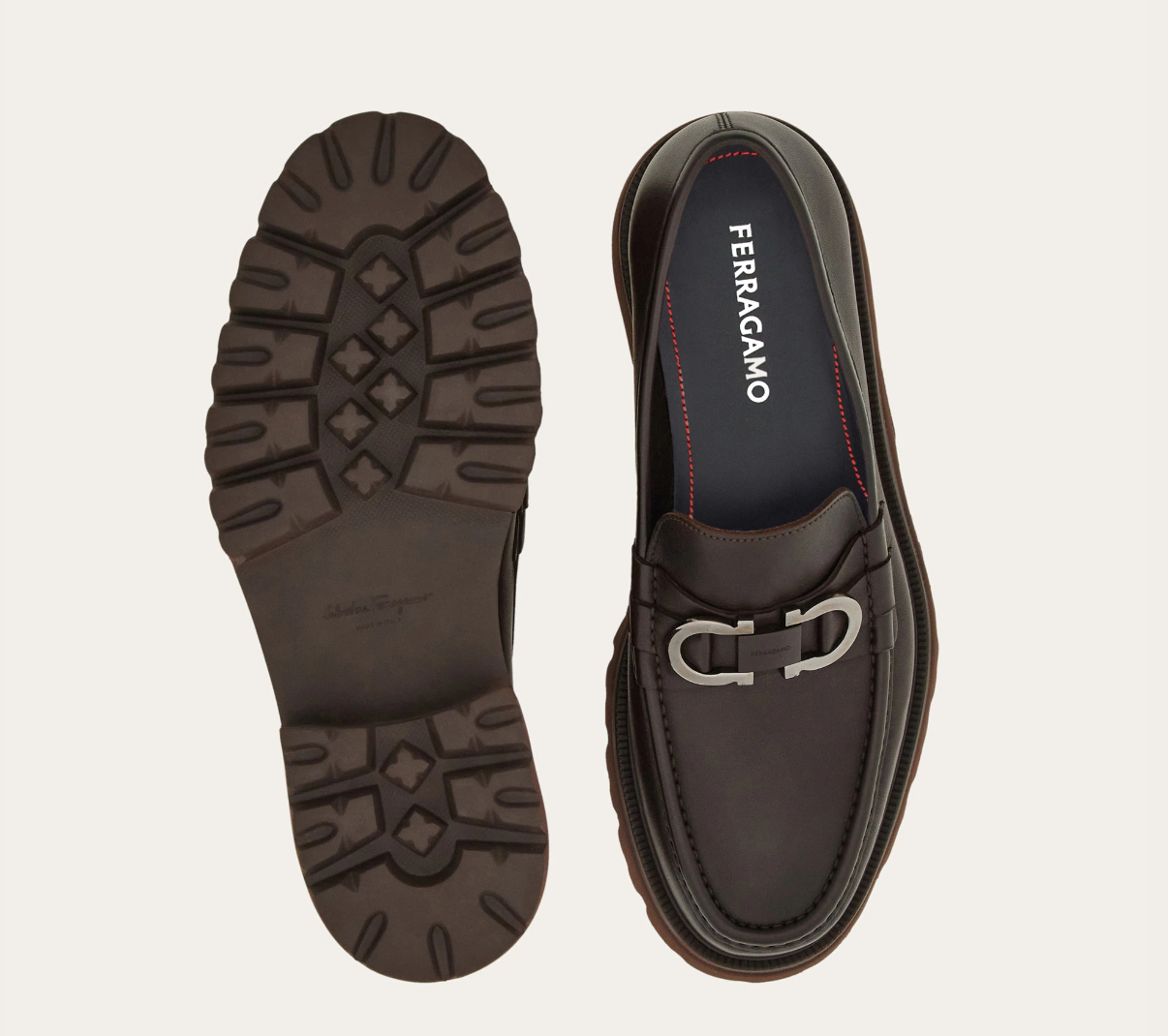 Giày Salvatore Ferragamo Moccasin ‘Testa Moro’ 028249-774316 - Ảnh 3