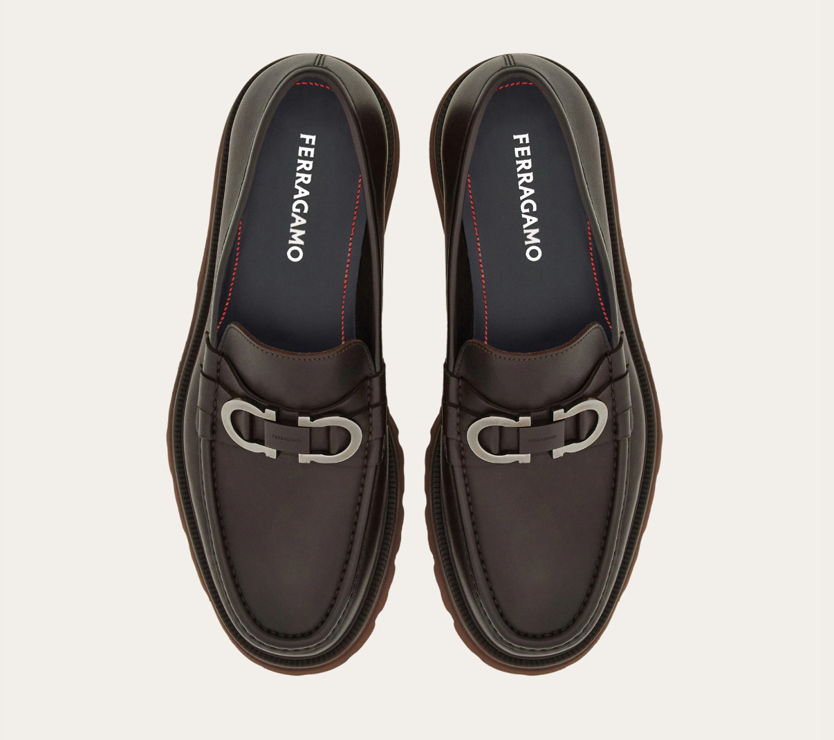 Giày Salvatore Ferragamo Moccasin ‘Testa Moro’ 028249-774316 - Ảnh 4