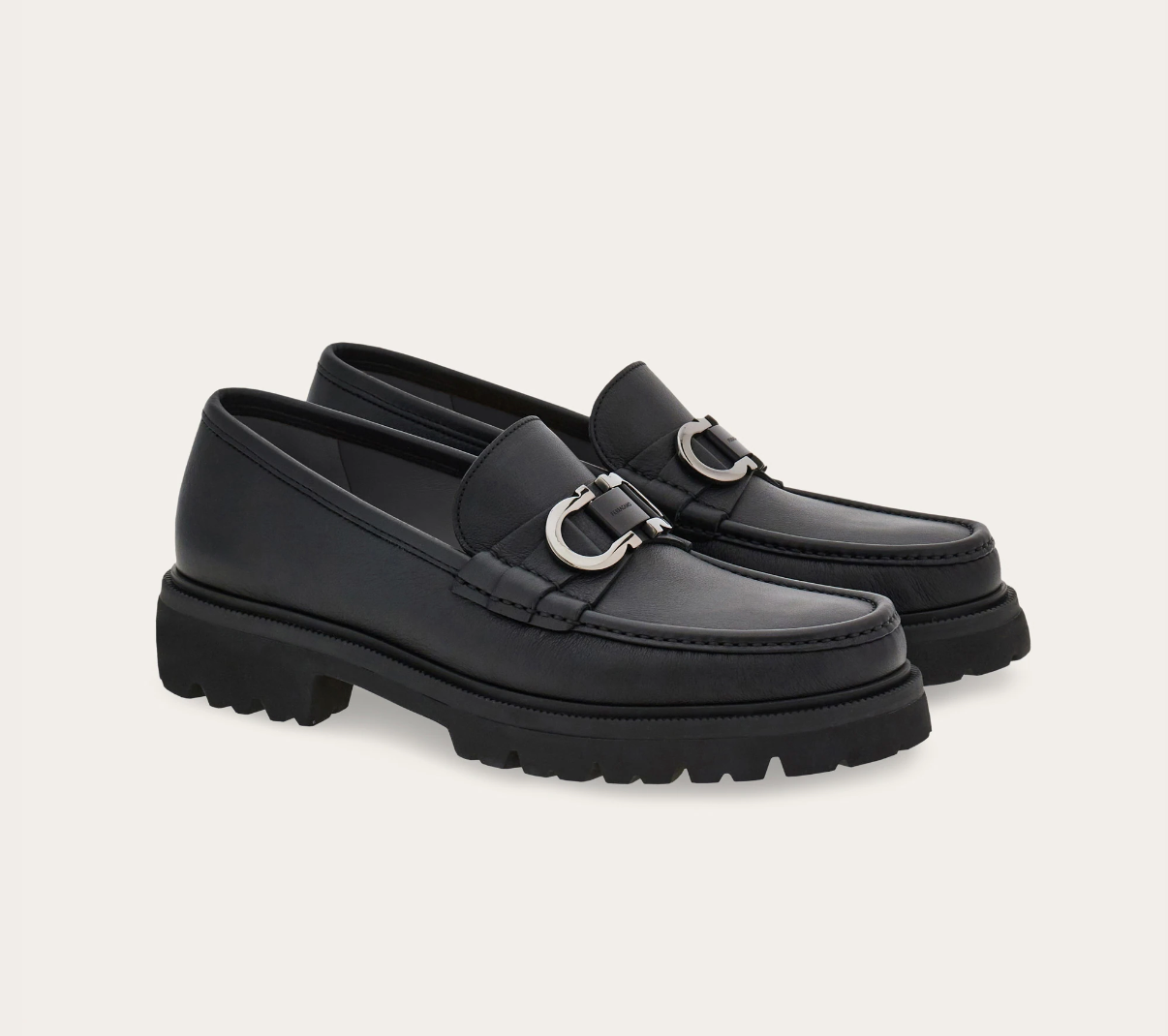 Giày Salvatore Ferragamo Moccasin ‘Black’ 028249-773850 - Ảnh 2