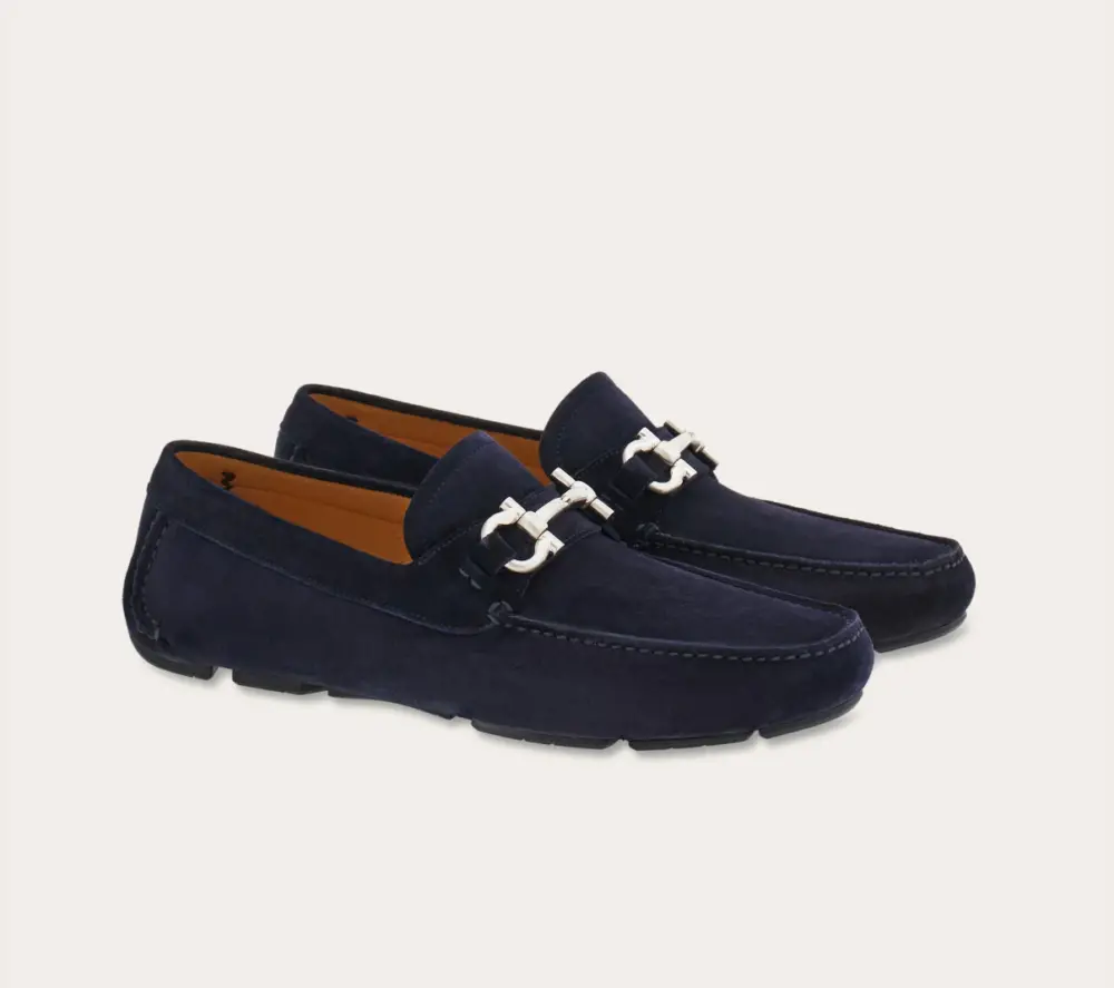 Giày Salvatore Ferragamo Driver ‘Blue’ 02C398-773985 - Ảnh 3