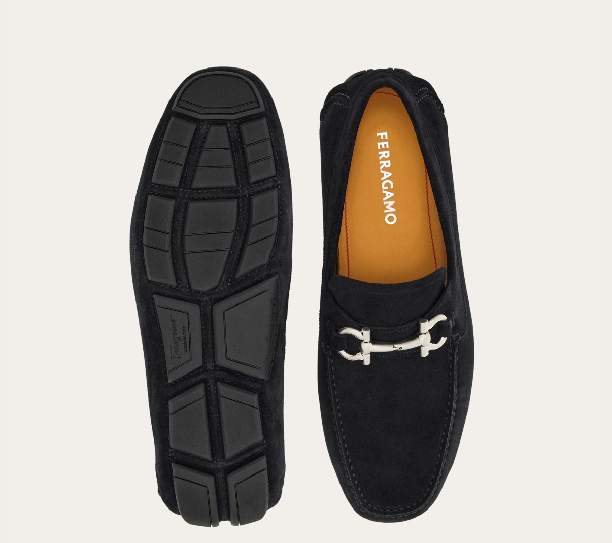 Giày Salvatore Ferragamo Driver ‘Blue’ 02C398-773985 - Ảnh 4