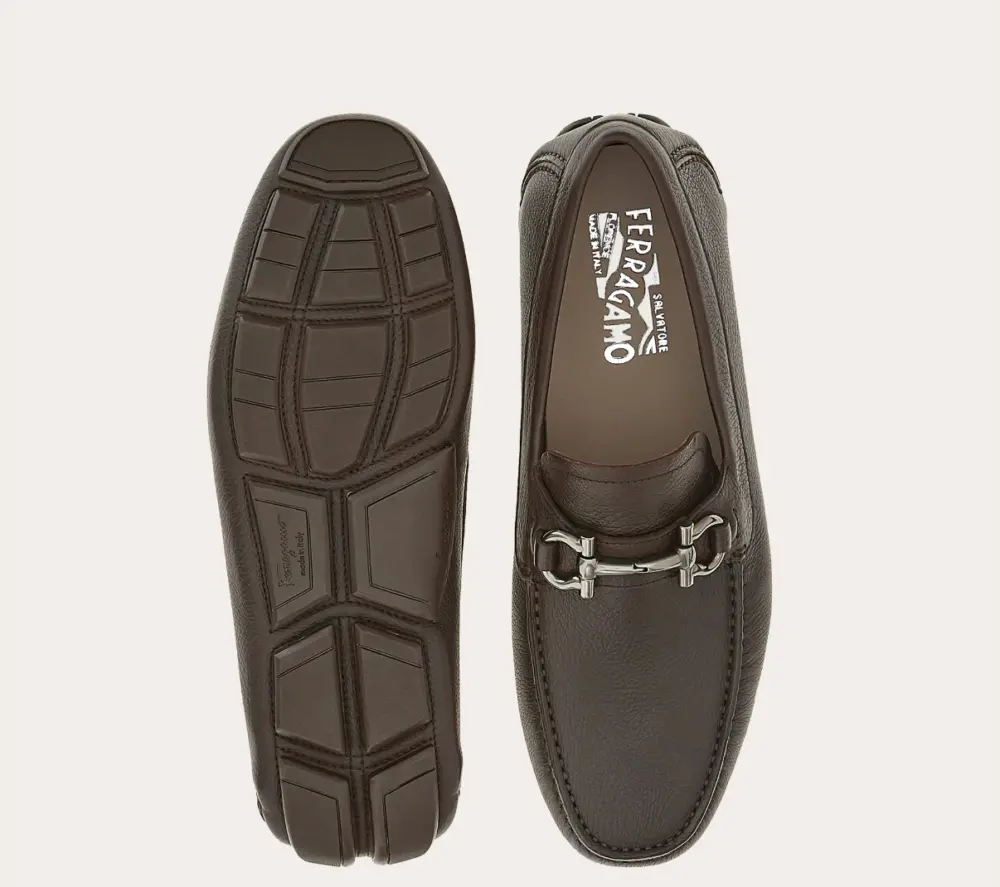 Giày Salvatore Ferragamo Driver ‘Brown’ 02C398-755611 - Ảnh 4
