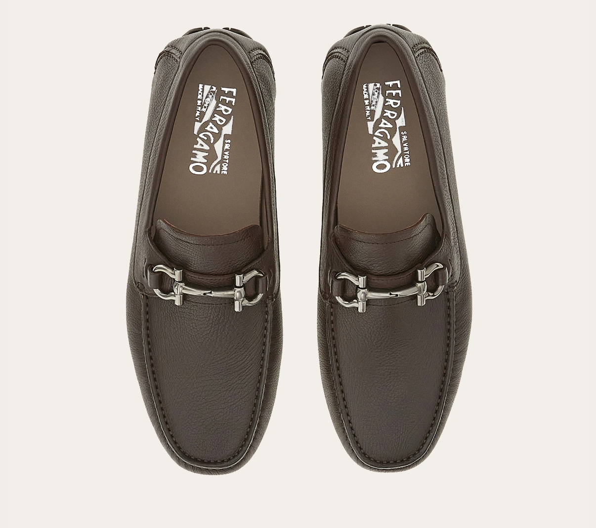 Giày Salvatore Ferragamo Driver ‘Brown’ 02C398-755611 - Ảnh 3