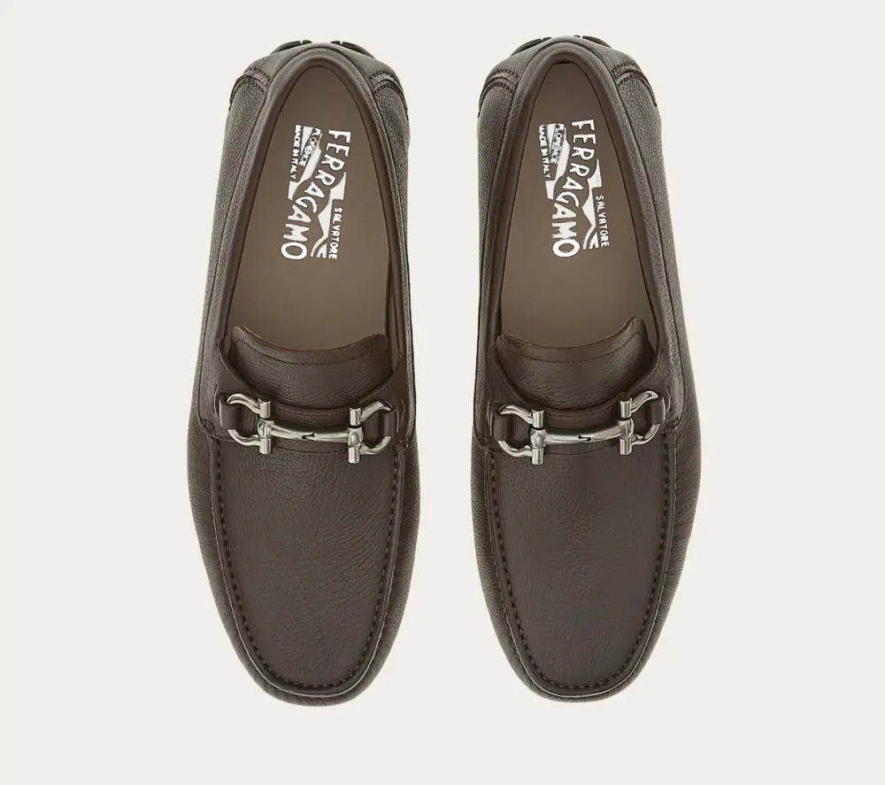 Giày Salvatore Ferragamo Driver ‘Brown’ 02C398-755611 - Ảnh 3