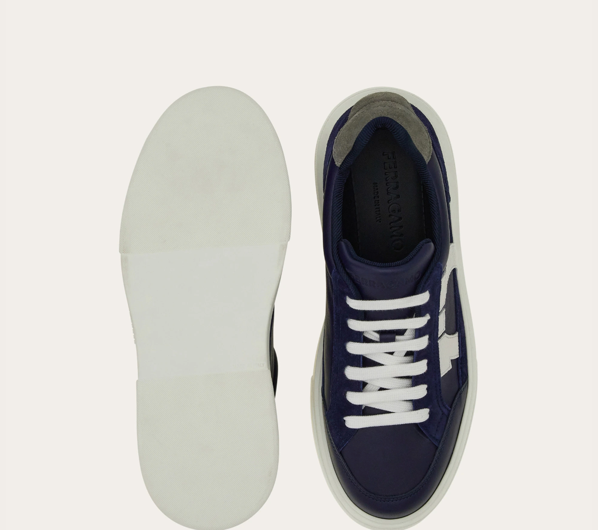 Giày Salvatore Ferragamo Low Top ‘Blue’ 023588-776671 - Ảnh 4