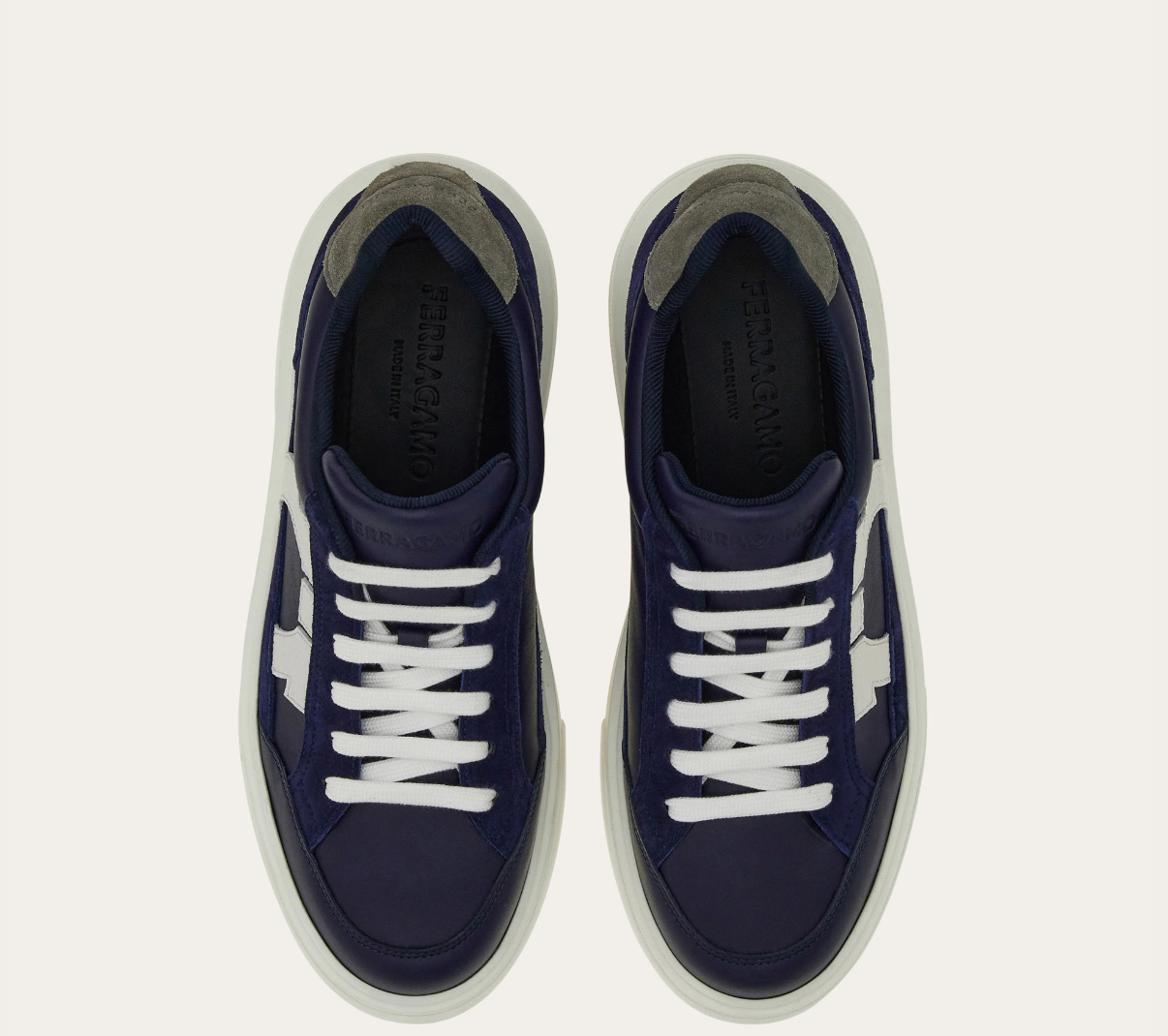 Giày Salvatore Ferragamo Low Top ‘Blue’ 023588-776671 - Ảnh 5