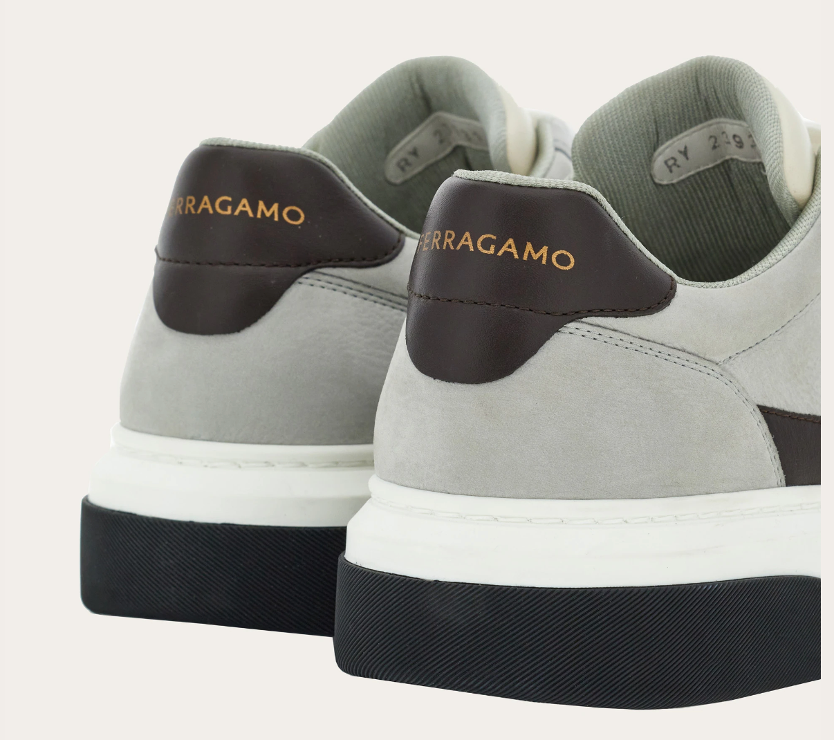 Alternative view of Giày Salvatore Ferragamo Low Cut ‘Grey’ 023588-769375