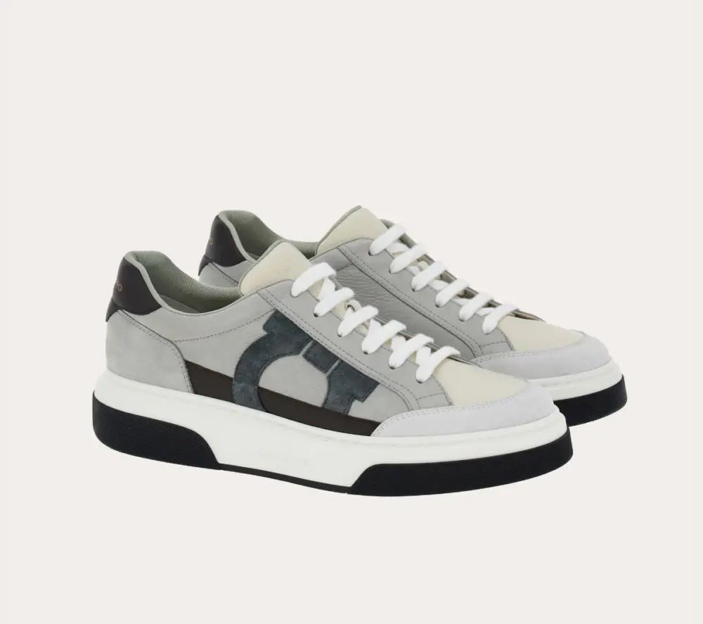 Giày Salvatore Ferragamo Low Cut ‘Grey’ 023588-769375 - Ảnh 3