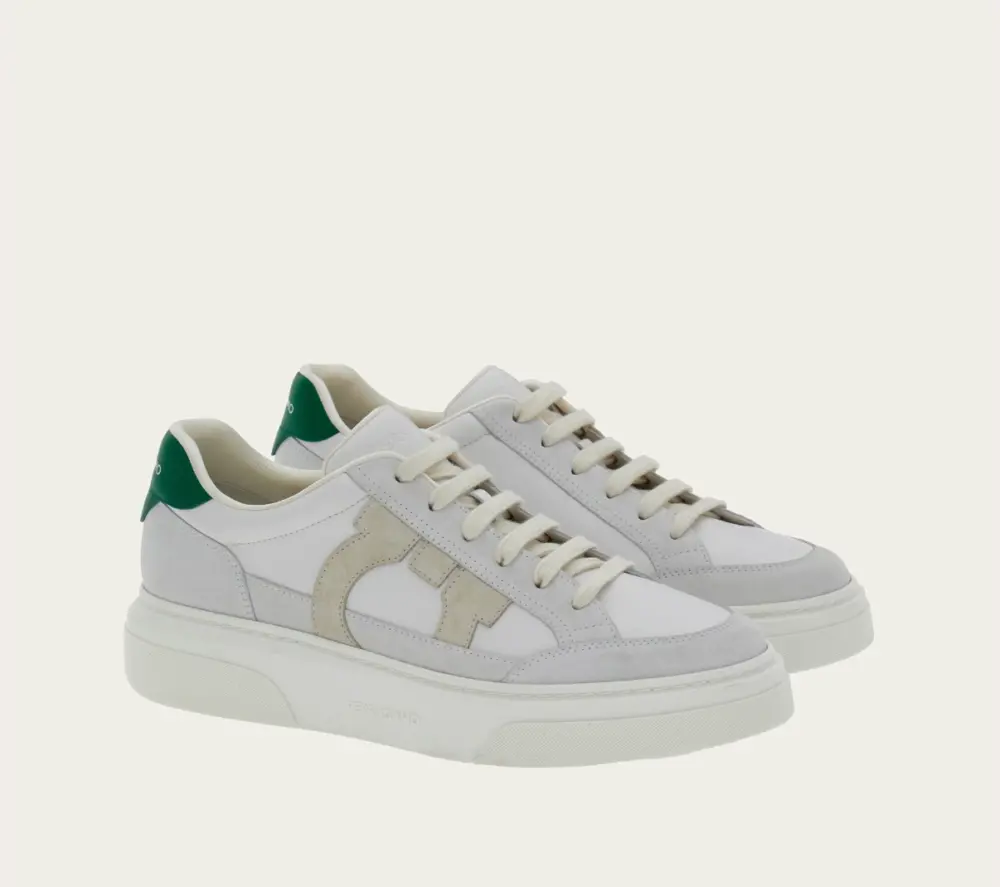 Giày Salvatore Ferragamo Low Cut ‘White’ 023588-769881 - Ảnh 3