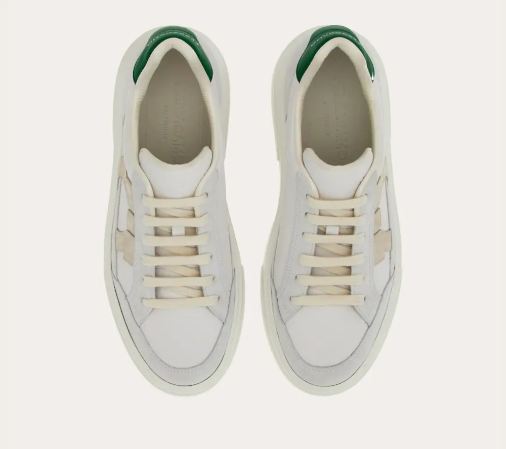 Giày Salvatore Ferragamo Low Cut ‘White’ 023588-769881 - Ảnh 5