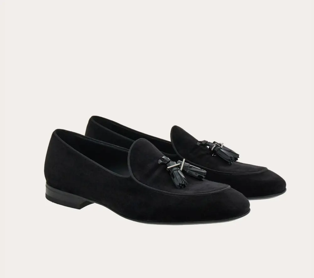 Giày Salvatore Ferragamo Tassels ‘Black’ 022215-768493 - Ảnh 3
