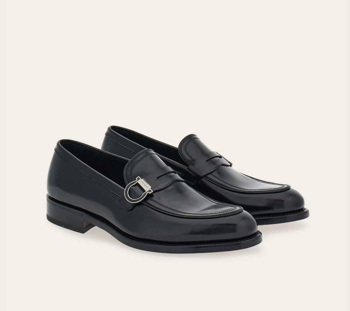 Giày Salvatore Ferragamo Moccasin ‘Black’ 029111-774508 - Ảnh 3