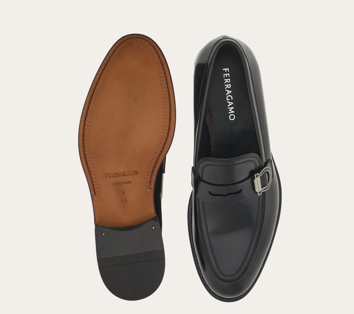 Giày Salvatore Ferragamo Moccasin ‘Black’ 029111-774508 - Ảnh 4