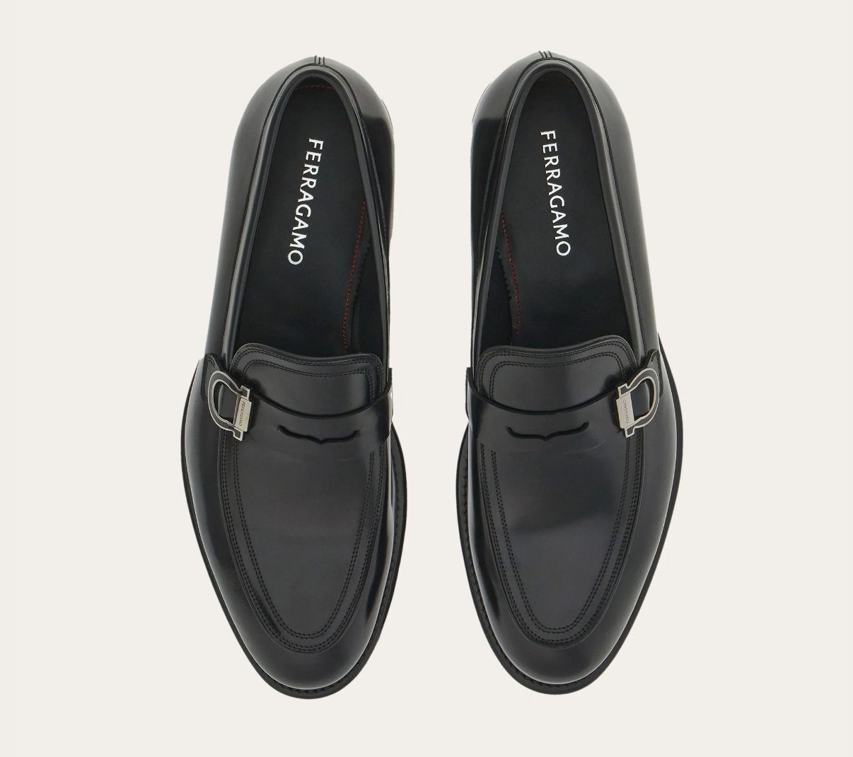 Giày Salvatore Ferragamo Moccasin ‘Black’ 029111-774508 - Ảnh 5