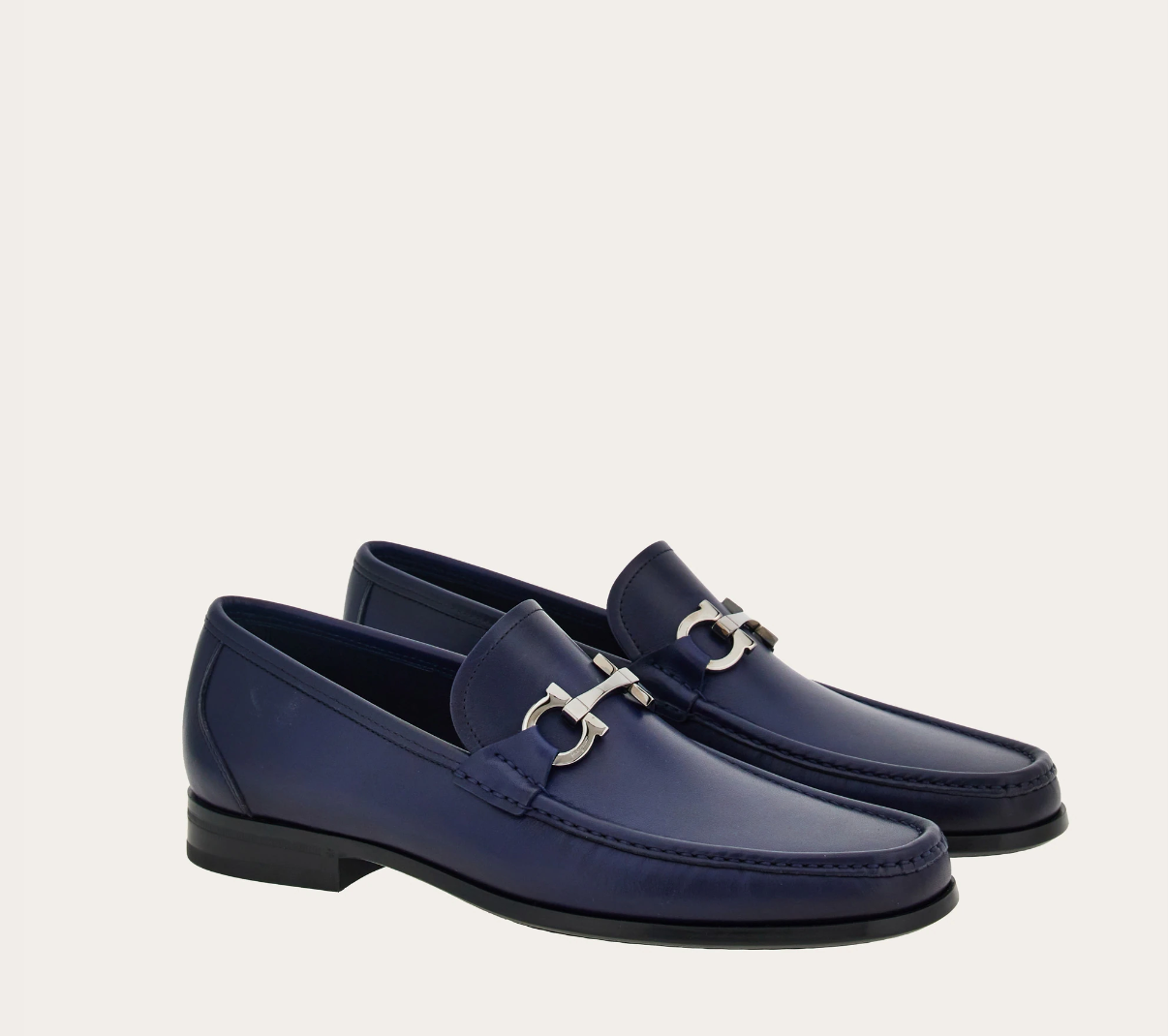 Giày Salvatore Ferragamo Moccasin ‘Blue’ 029457-769877 - Ảnh 3