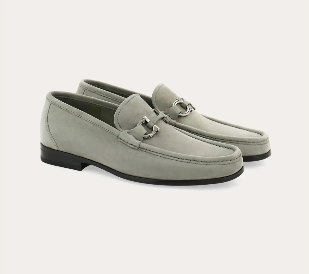 Giày Salvatore Ferragamo Moccasin ‘Ash Grey’ 029457-774547 - Ảnh 3
