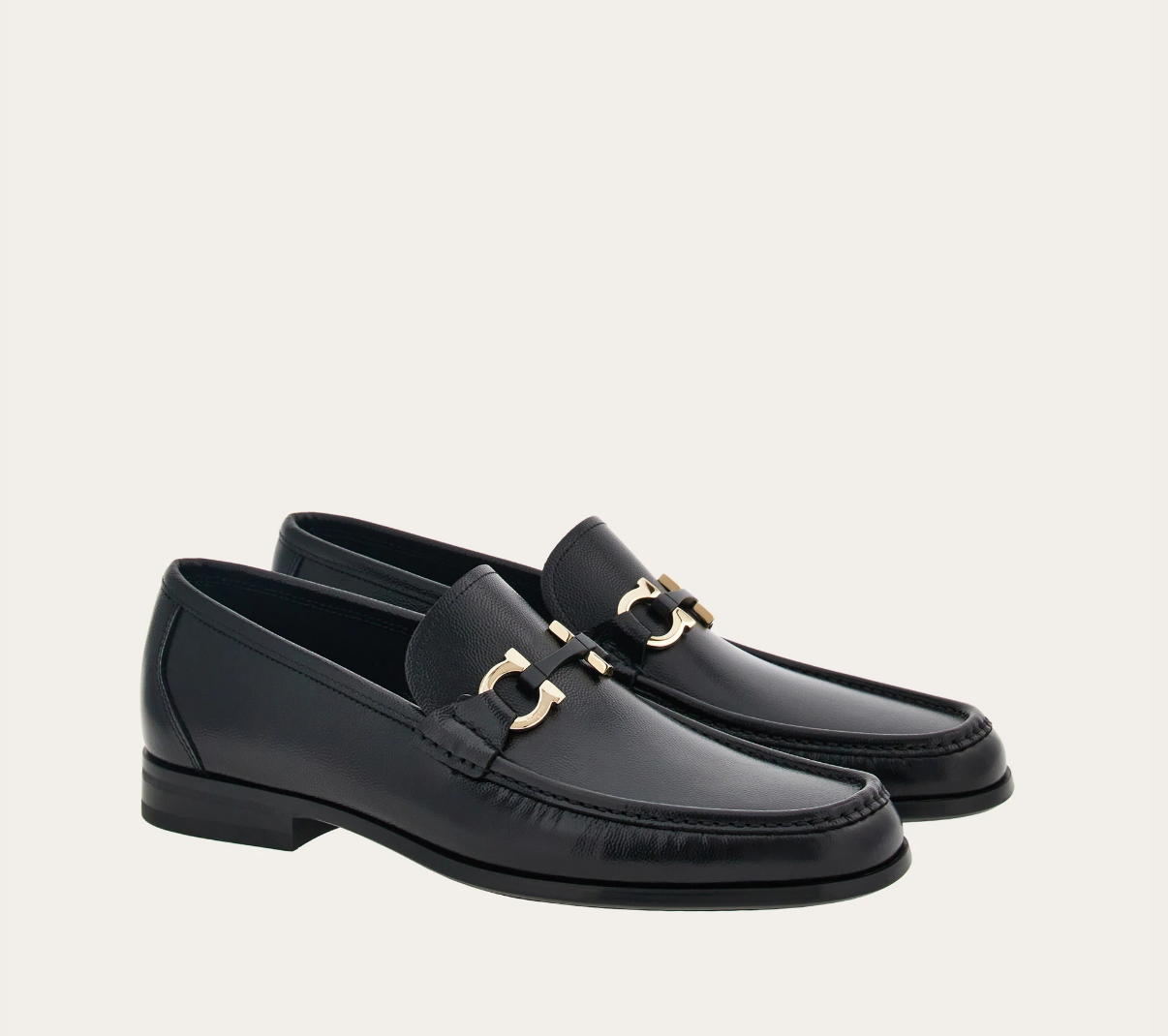 Giày Salvatore Ferragamo Moccasin ‘Black’ 029457-769880 - Ảnh 3