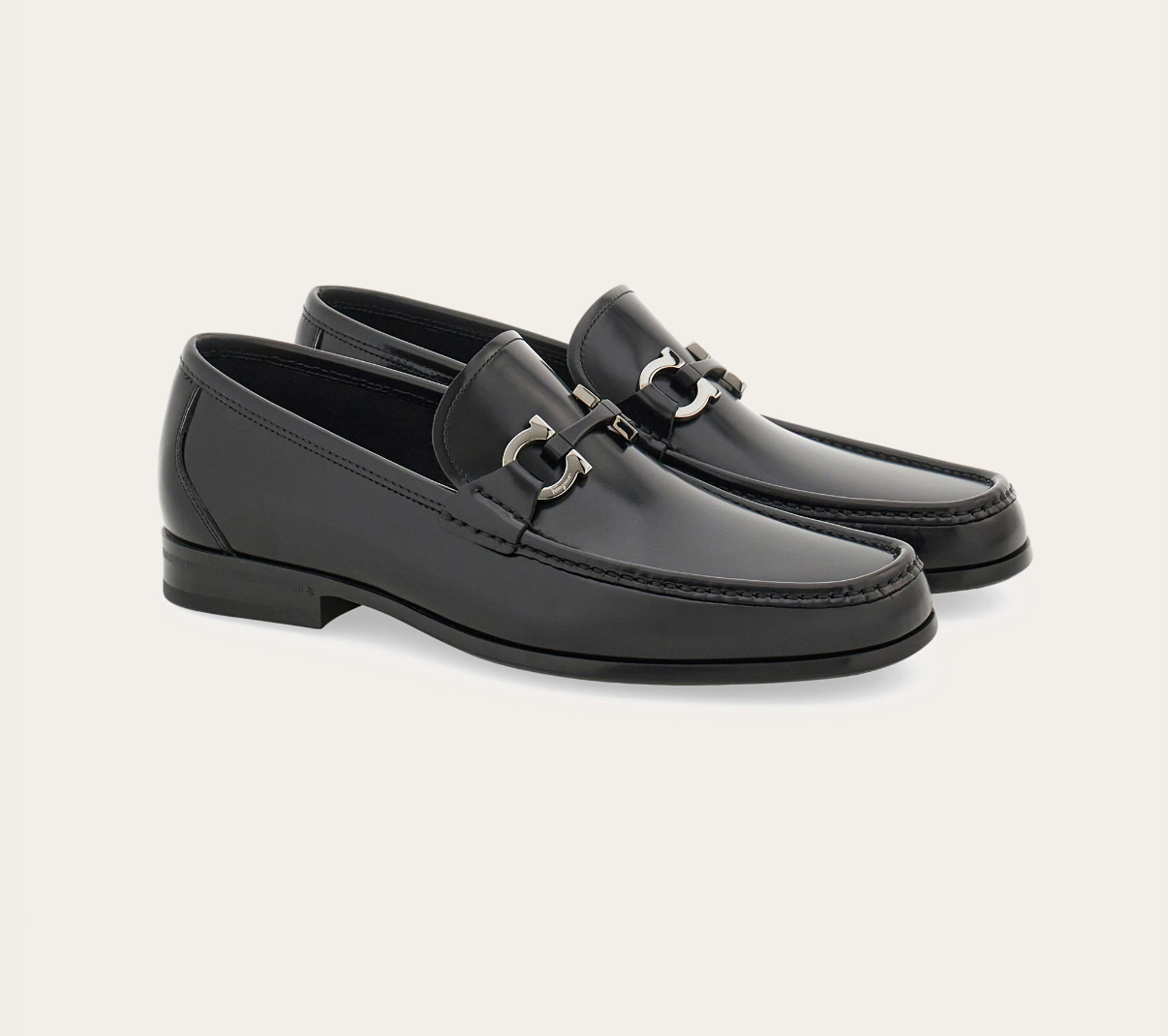 Giày Salvatore Ferragamo Moccasin ‘Black’ 029457-774495 - Ảnh 3