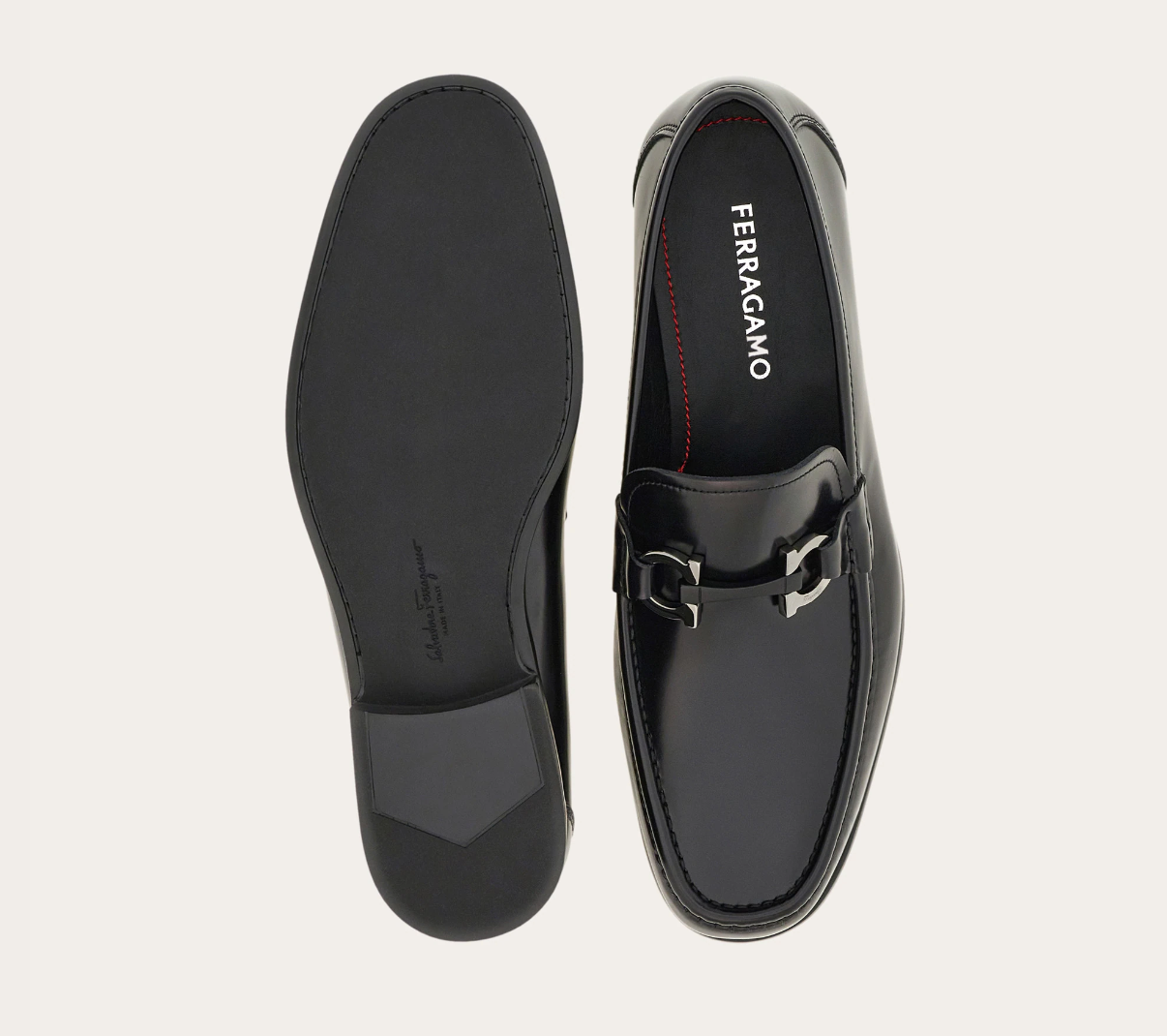 Giày Salvatore Ferragamo Moccasin ‘Black’ 029457-774495 - Ảnh 4