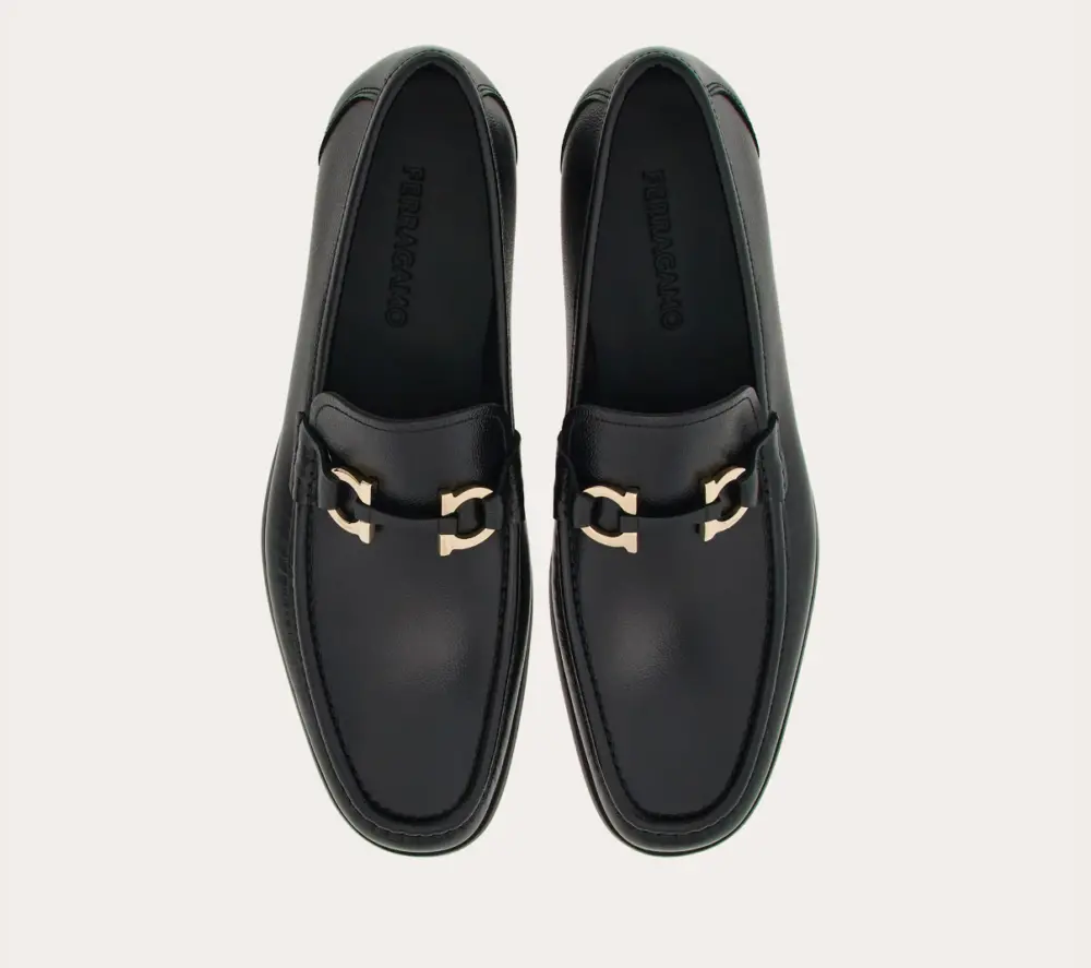 Giày Salvatore Ferragamo Moccasin ‘Black’ 029457-769880 - Ảnh 5