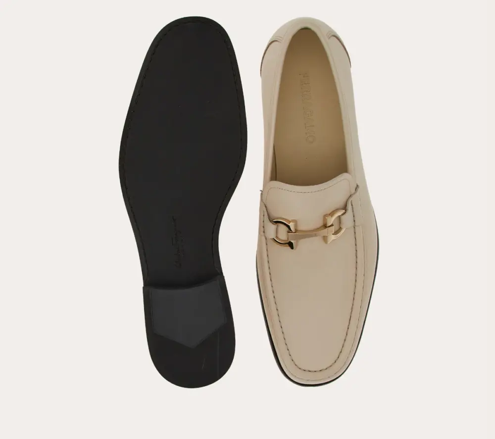 Giày Salvatore Ferragamo Moccasin ‘Mascarpone’ 029457-769878 - Ảnh 4
